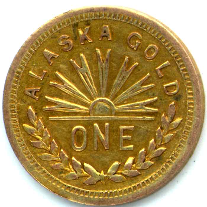 Alaska gold tokens by Mike Locke