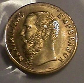 Mexico Maximilian Obverse