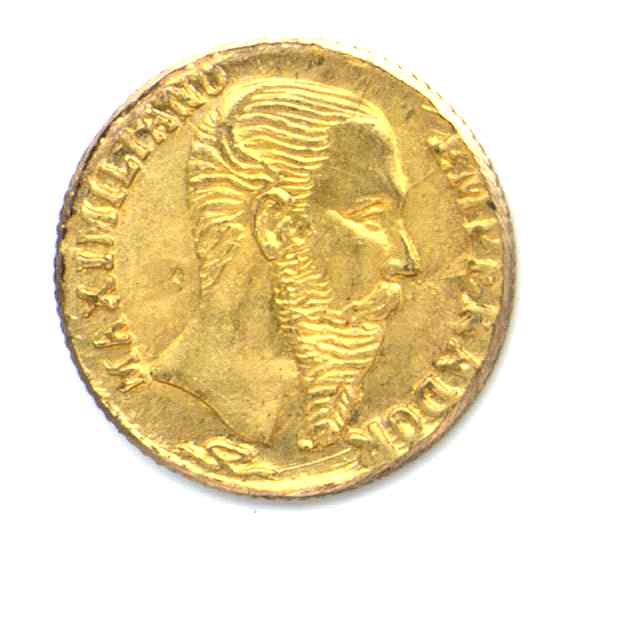 Mexico Maximilian Obverse
