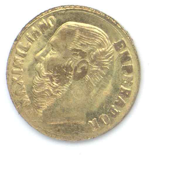 Mexico Maximilian Obverse
