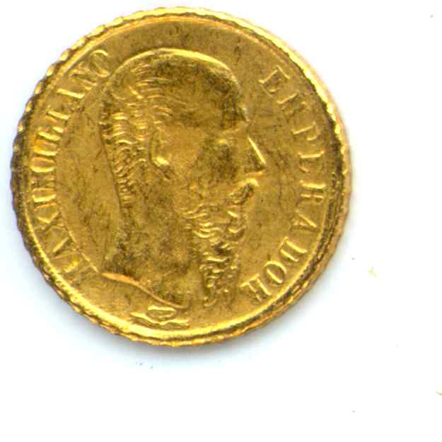 Mexico Maximilian Obverse